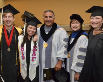 Regents Gallegos and Griego Attend Commencement Event