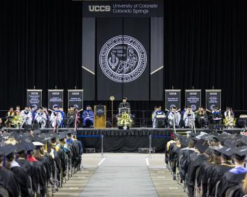 UCCS December 2022 Commencement Stage Party